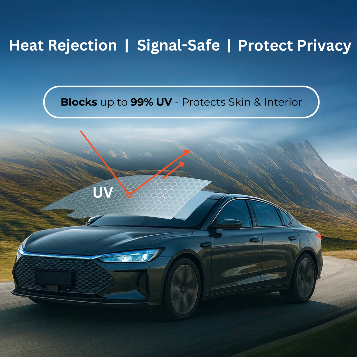 Fits Tesla Model Y 2020–2024 Premium Nano Ceramic Precut Window Tint Film Kit Front Rear Windows Windshield