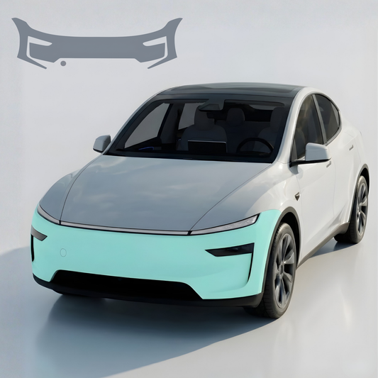 Tesla Model Y JUNIPER 2025+ Front Bumper PPF Clear Bra Rock Guard Kit TPU Pre-Cut