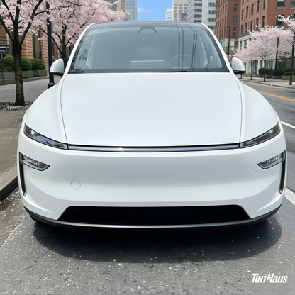 Tesla Model Y JUNIPER 2025+ Front Bumper PPF Clear Bra Rock Guard Kit TPU Pre-Cut