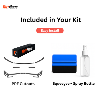 Fits Tesla Model Y 2025+ (Juniper) Headlight Smoke Tint PPF | Clear, Medium, Dark Film Kit