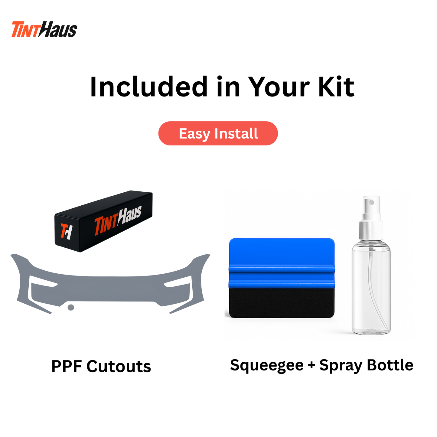 Tesla Model Y JUNIPER 2025+ Front Bumper PPF Clear Bra Rock Guard Kit TPU Pre-Cut